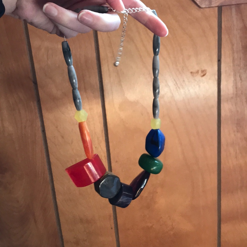 Big beaded necklace
